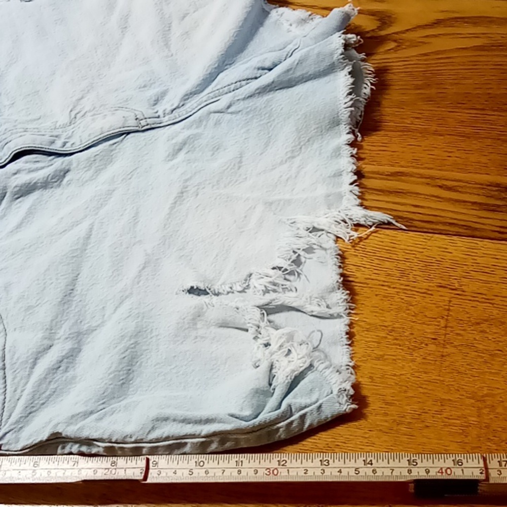 UNIVERSAL THREAD Jeans Shorts Womens 16 R BLUE Preowned HIGHEST RISE Denim Used - Picture 3 of 9